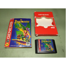 Pagemaster Sega Genesis Complete in Box cardboard box