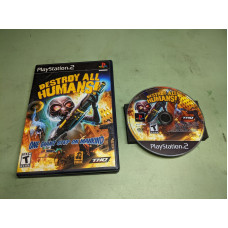 Destroy All Humans Sony PlayStation 2 Disk and Case