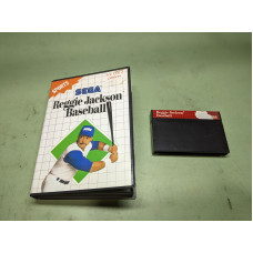 Reggie Jackson Baseball Sega Master System Cartridge and Case Reggie Jackson Baseball Sega Master System Cartridge and Case