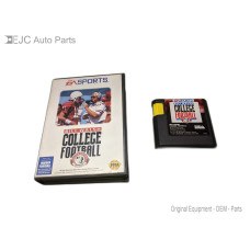 Bill Walsh College Football Sega Genesis Cartridge and Case