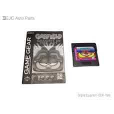 Garfield Caught in the Act Sega Game Gear Cartridge and Manual Garfield Caught in the Act Sega Game Gear Cartridge and Manual
