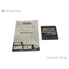 Wheel of Fortune Sega Game Gear Cartridge and Manual Wheel of Fortune Sega Game Gear Cartridge and Manual