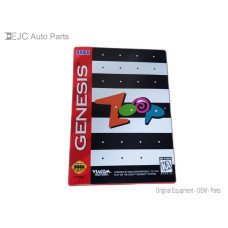Zoop Sega Genesis Cartridge and Case