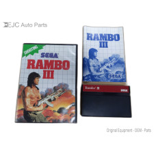 Rambo III Sega Master System Complete in Box Rambo III Sega Master System Complete in Box