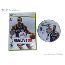 NBA Live 09 Microsoft XBox360 Disk and Case
