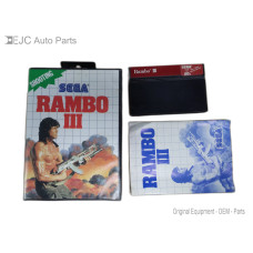 Rambo III Sega Master System Complete in Box Sega for the 90's Rambo III Sega Master System Complete in Box Sega for the 90's