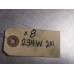 234W201 Right Piston and Rod Standard From 2002 Ford Expedition  5.4  Gas