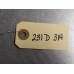 231D314 Knock Detonation Sensor Set For 19-23 Ford Ranger  2.3  Gas