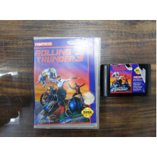 Rolling Thunder 3 Sega Genesis Cartridge and Case Rental Case