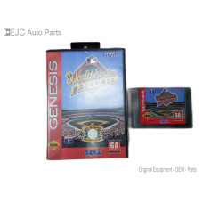 World Series Baseball Sega Genesis Cartridge and Case