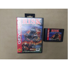 Risk Sega Genesis Cartridge and Case