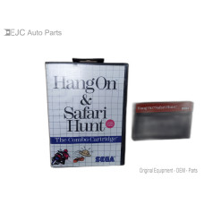 Hang-On and Safari Hunt Sega Master System Cartridge and Case