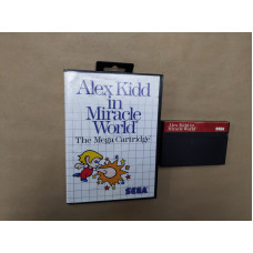Alex Kidd in Miracle World Sega Master System Cartridge and Case